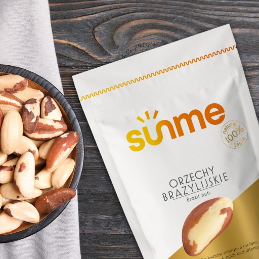 BRAZÍLIA ORECHY 500g Čerstvé drvené POLOVINY BRAZÍLISKÝCH ORECHOV