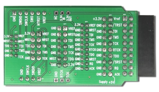 modJTAG - modul adaptéra konektora JTAG
