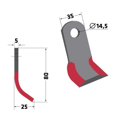 Nôž Y Nože AGM-21 Agrimaster YOYO Orsi Sicma Cabe