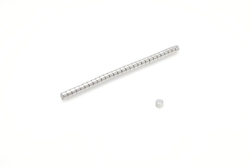 Neodymový magnet valcový MW 3x2 mm N38 5 ks.