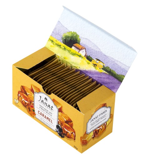 Janat Paris Carmel čaj 25 vrecúšok