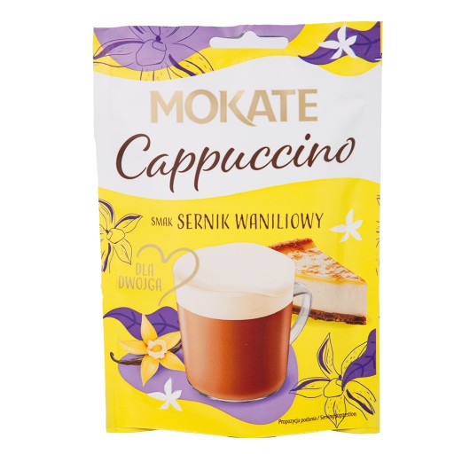 Mokate Cappuccino Káva Vanilkový tvarohový koláč 2x 40g