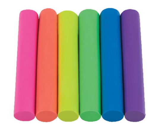 NEÓNOVÁ neónová plastelína, 6 farieb COLORINO