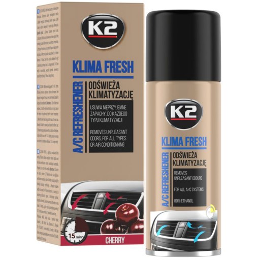 K2 Klima Fresh Osviežovač klimatizácie Cherry Cherry 150 ml