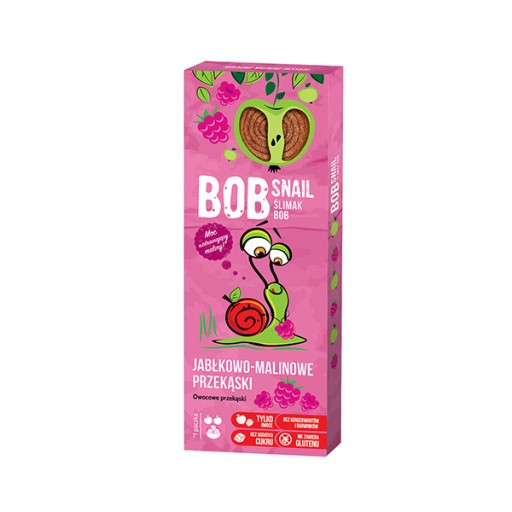 Bob Slimák Ovocný snack *Jablko-Malina* 30g
