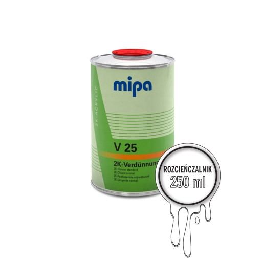 MIPA 2K NORMAL V25 riedidlo na polyuretán, akryl 250 ml