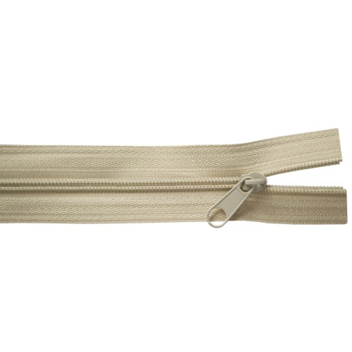 3mm páska na špirálový zips, BÉŽOVÁ, 20 zipsov, 10 metrov
