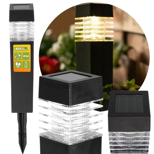 LED solárne svietidlo LED ZÁHRADNÝ STĹP