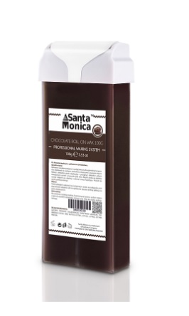 Depilačný voskový valček, vôňa čokolády, 100 ml SANTA MONICA