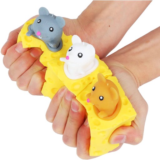 MOCHI SQUISHY GNIOTEK ANTISTRESS MYŠI SYR ANTISTRESS ANTISTRESS HRAČKA
