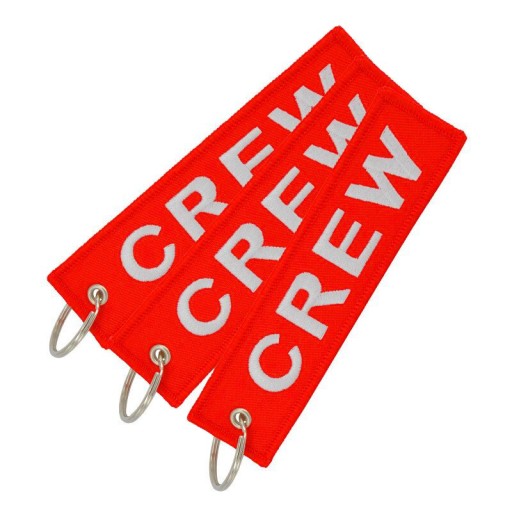 CREW kľúčenka Crew červený prívesok na kľúče