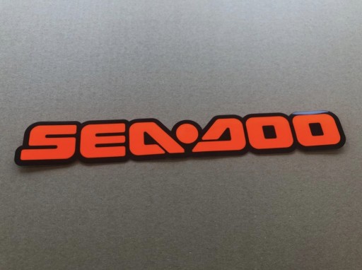 Nálepky Sea-Doo 15cm - Fluo