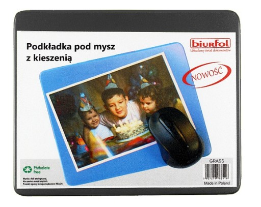 Čierna podložka pod myš