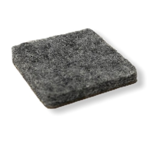 Plsťová podložka s lepidlom, filc 20x20
