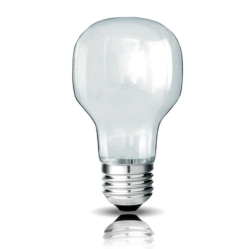 DEKORATÍVNA TRADIČNÁ ŽIAROVKA T60 100W E27 230V TEPLÁ MLIEČNA MATNÁ
