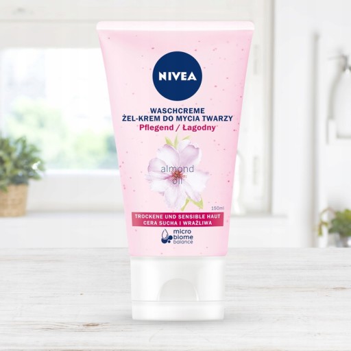 NIVEA Gélový čistiaci krém na tvár pre suchú pleť 150 ml