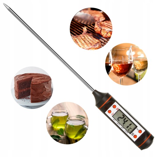 ELEKTRONICKÝ KUCHYŇSKÝ TEPLOMER POTRAVINÁRSKA SONDA