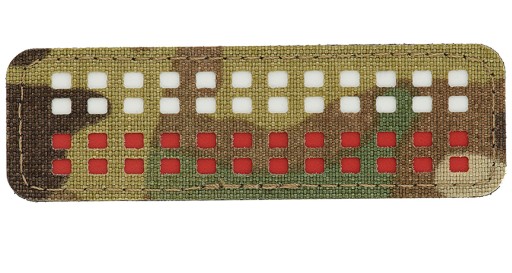 VELCRO NÁŠIVKA POLISH FLAG MINI Štvorcový laserový rez 25x80 M-TAC MULTICAM
