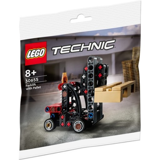 LEGO Technic VYSOKOZDVIŽNÍK S PALETOU 30655 + KATALÓG PDF