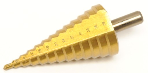 STEP KUŽELOVÁ VIACSTUPŇOVÁ VŔTAČKA NA VIANOČNÝ STROMČEK HSS 4-39mm