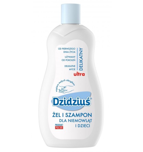 Detský gél a šampón Dzidziuś 500ml