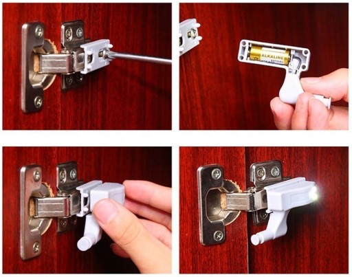 SVIETIDLO DO VÝKLOPNÝCH SKRINÍK, 3 LED AUTOMAT