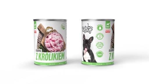 Králičia plechovka TUF-TUF 800G