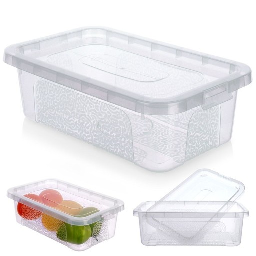 Plastová STORAGE nádoba s vekom, organizér, 4,5L