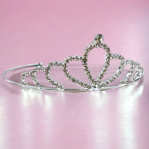 CROWN DIADEM BAND DIAMONDS PRINCESS