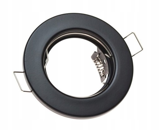 ROUND BLACK halogénové stropné svietidlo pre LED