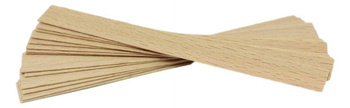 Drevený voskový knôt, 20 kusov, dĺžka 10 cm, šírka 1,2 cm