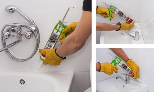 Vysokokvalitný bezfarebný sanitárny silikónový tmel Wkręt-met 310ml