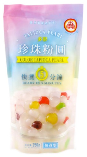 Tapiokové perly Bubble Tea farebný 250g WuFuYuan