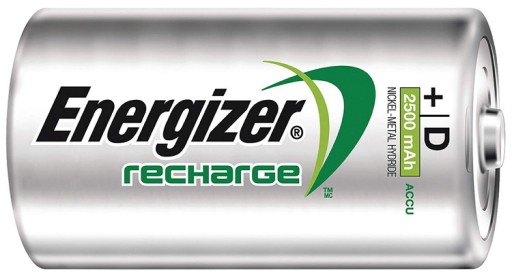 1x ENERGIZER R20 D BATÉRIA 2500 mAh 1,2V