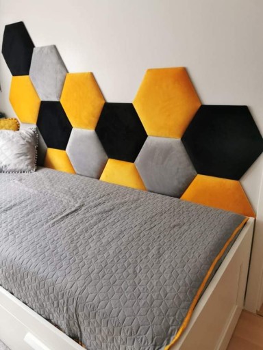 Čalúnené panely Hexagon-Honeycomb 26x22,5