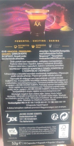 Kapsuly Nespresso (*) Jacobs LOR INDIA 10