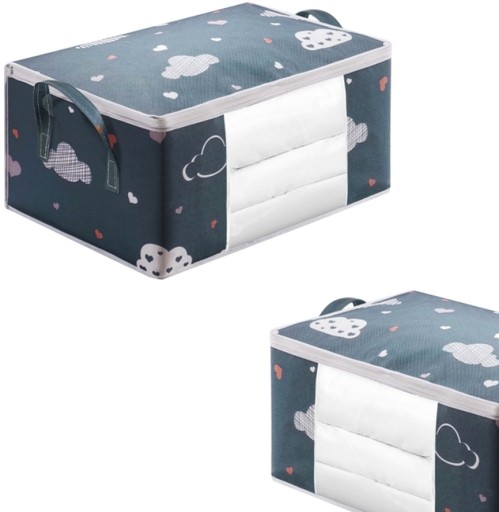 Veľký organizér Cover Box Box na posteľnú bielizeň, oblečenie, deku, XL do šatníka