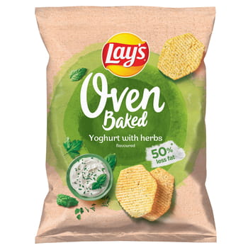Lay's Oven Pečené čipsy jogurt s bylinkami 180g