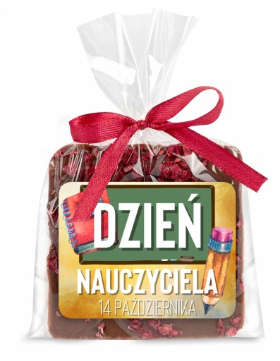 Darček ku Dňu učiteľov, čokoládová potlač