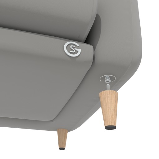 10x nástrčná skrutka M6 x 16 mm s nákružkom na drevo, ľavý závit