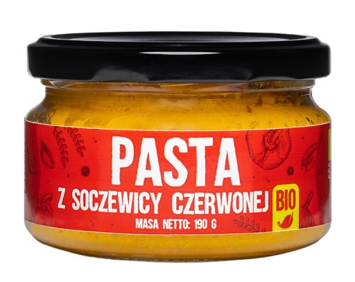 Vegan Life Eco pasta z červenej šošovice 190 g