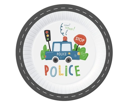okrúhle PAPIEROVÉ TANIERE POLICAJNÉ 23cm 6KS GODAN