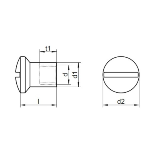 M8 NEREZOVÁ MATICA NÁBYTKOVÁ MATICA 1KS