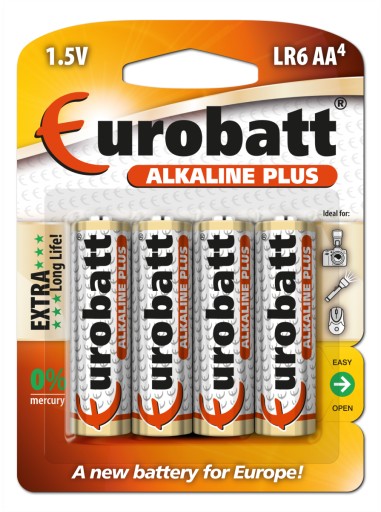 BATÉRIE ALKALICKÉ BATÉRIE 4 KS AA LR6 LR06-BP4