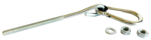 HÁČKOVÝ HÁK S KARABÍNOVÝM UCHYCENÍM 10MM