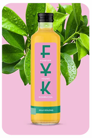 FYK Kombucha mlieko Oolong 0,25l