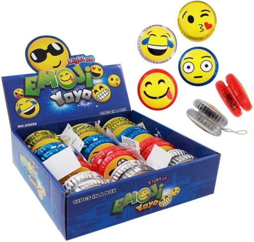 JOJO YO-YO SMILE 5,5CM ARKÁDOVÁ HRA ŽIARENÁ