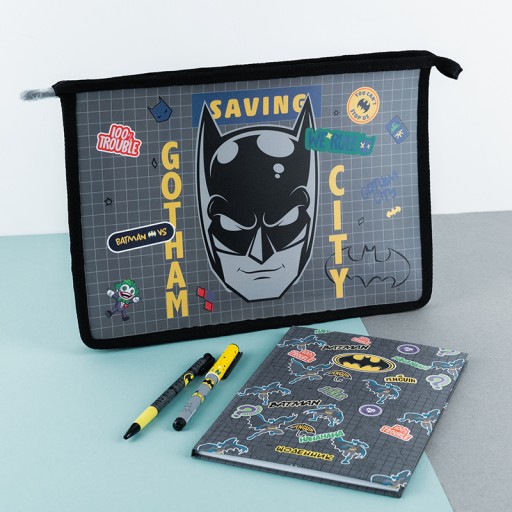 ŠKOLSKÉ FENA S RÚČKOU, HRUBÝ KITE XL A4 DC BATMAN
