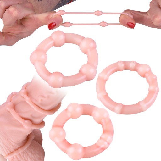 DLHŠÍ SEX DO 1 hodiny - 3 SILIKÓNOVÉ KRÚŽKY