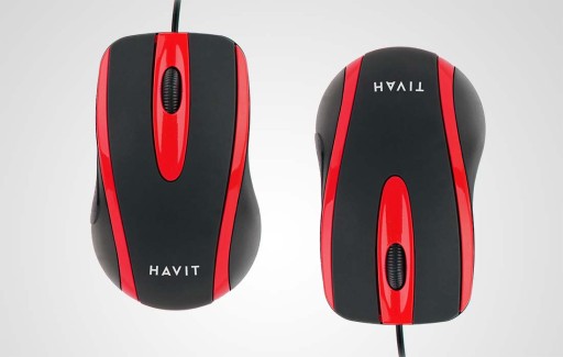 OPTICKÁ KÁBLOVÁ USB MYŠ HAVIT MS753